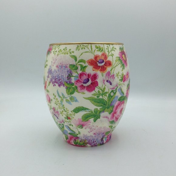 Spring Garden Collection on an 8" Oval Vase - Picture 1 of 1